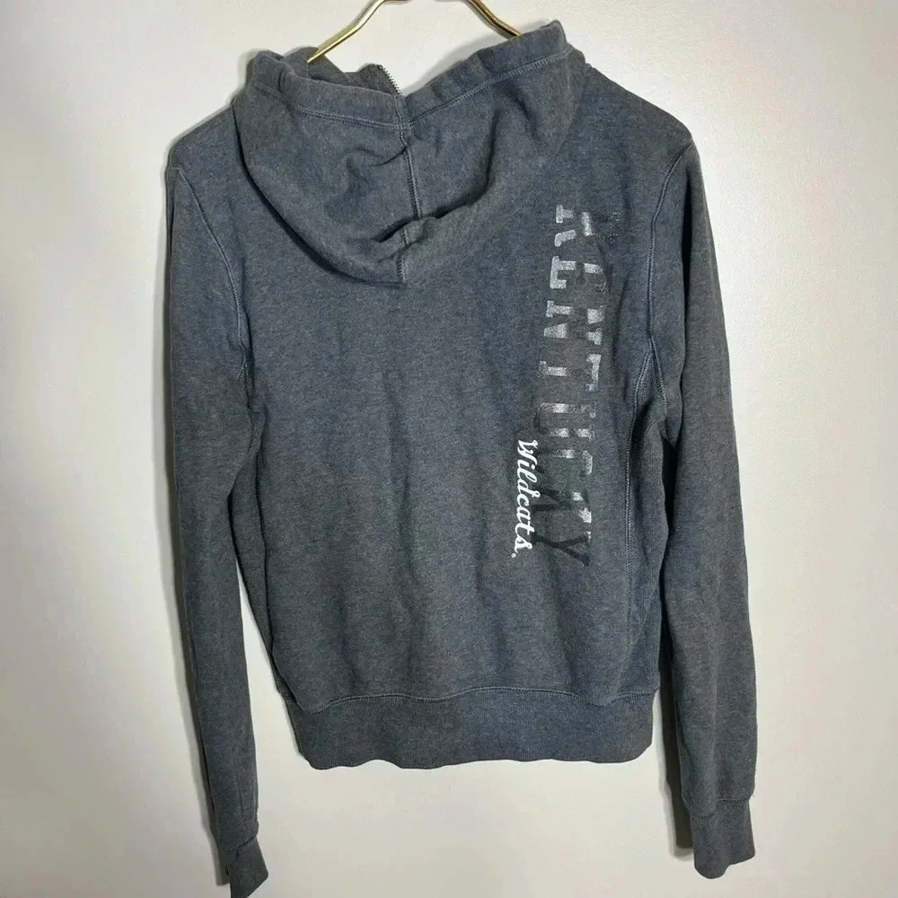 Nike‎ Kentucky Wildcats Rhinestone ZipUp Hoodie Gray Med Womens NCAA Sweatshirt